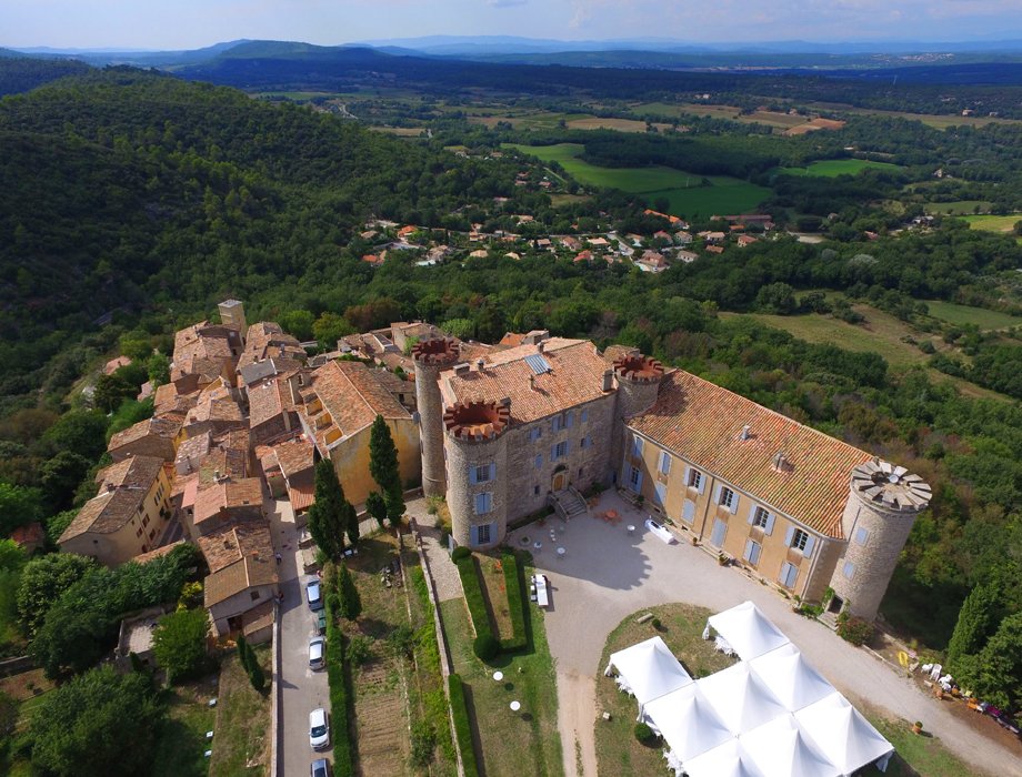Vue aérienne prise par un drone.